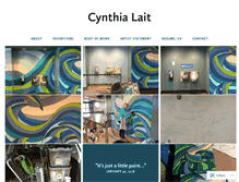 Tablet Screenshot of cynthialait.com